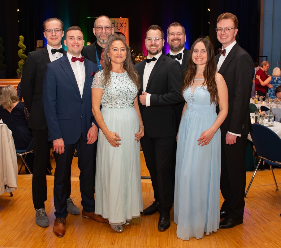 Die Vorstandschaft am tgc Ball 2025